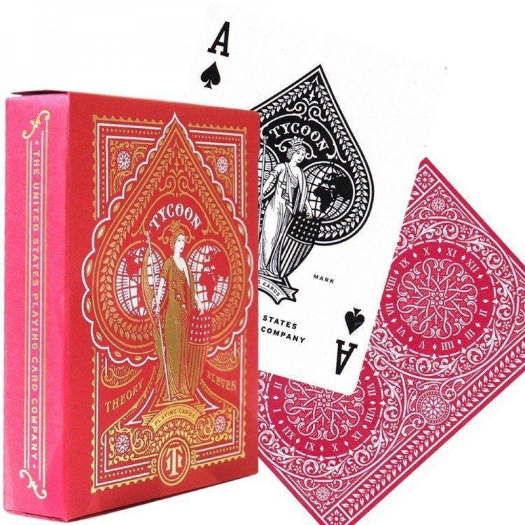 Игральные карты United States Playing Card Company Theory 20 Tycoon Red T1112