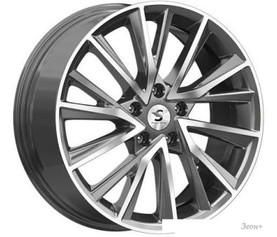   K&K 010 18x7.5" 5x108 DIA 65.1 ET 36 Diamond Gloss Graphite