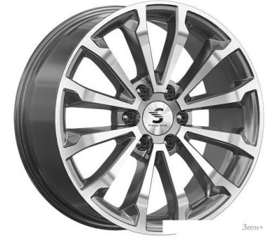   SKAD 006 20x8.5" 6x139.7 DIA 75.1 ET 33 Diamond Gloss Graphite