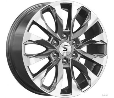   SKAD 007 20x8" 6x139.7 DIA 67.1 ET 38 Diamond Gloss Graphite