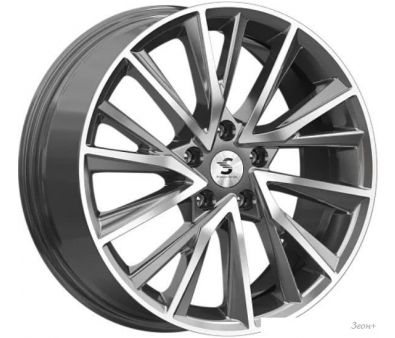   SKAD 010 18x7.5" 5x114.3 DIA 60.1 ET 35 Diamond Gloss Graphite