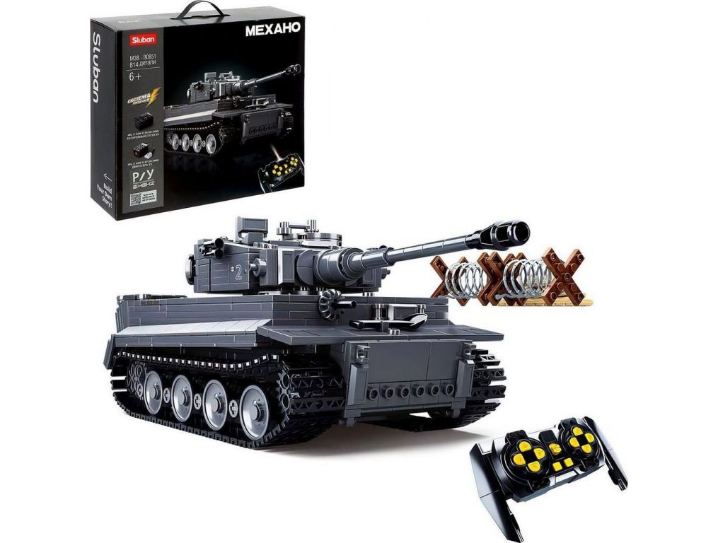 Конструктор Sluban Механо. Немецкий танк Tiger M38-B0851 9590275