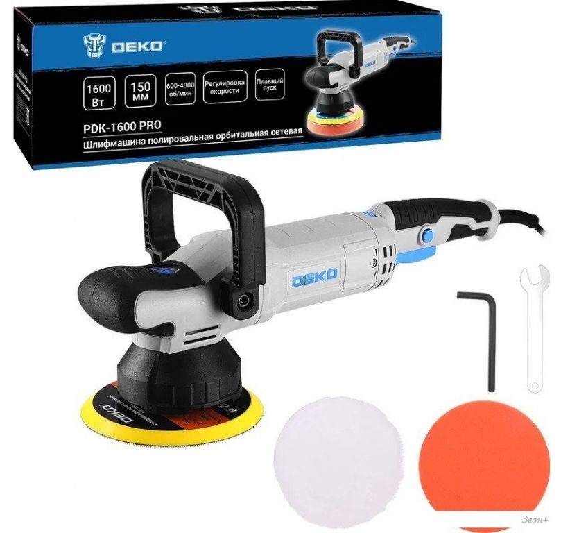 Полировальная машина Deko PDK-1600 PRO 085-1065
