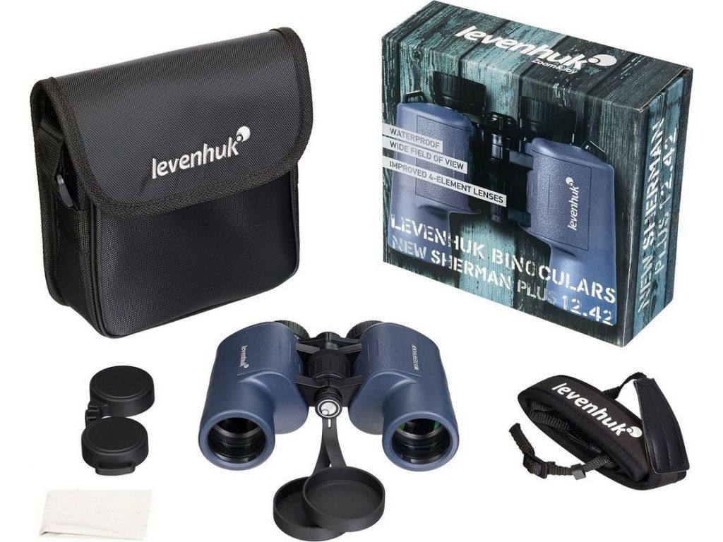 Бинокль Levenhuk New Sherman PLUS 12x42 84611