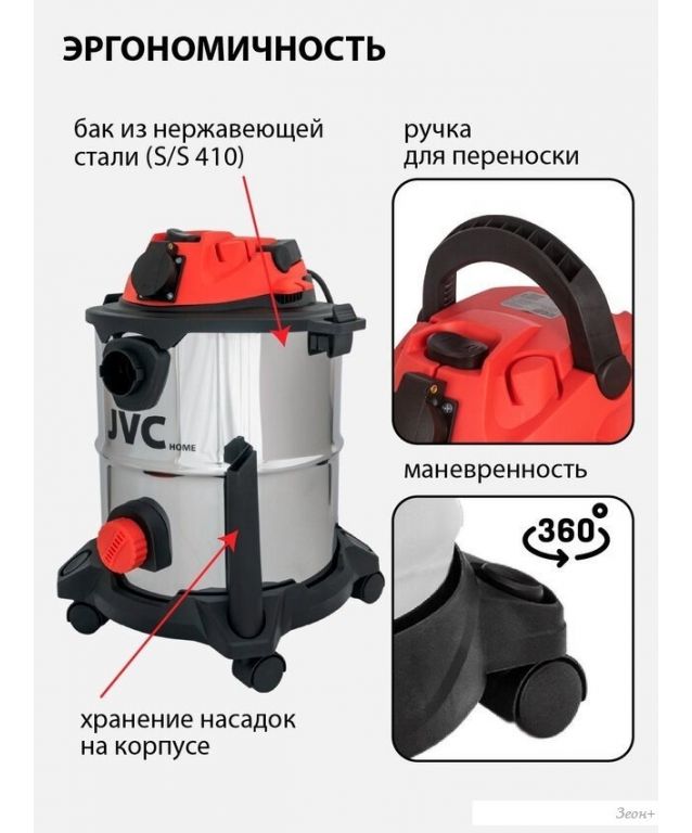 Пылесос JVC JH-VB222