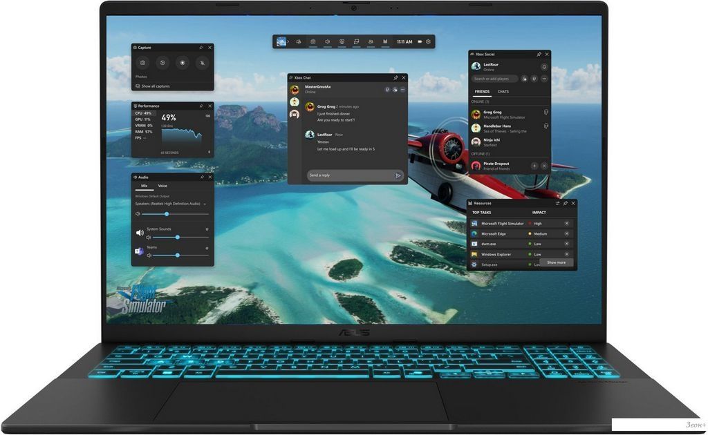 Ноутбук ASUS V16 V3607VM-RP067