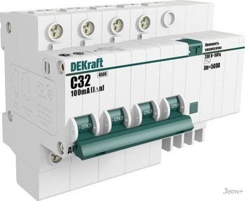Дифференциальный автомат DEKraft 15021DEK