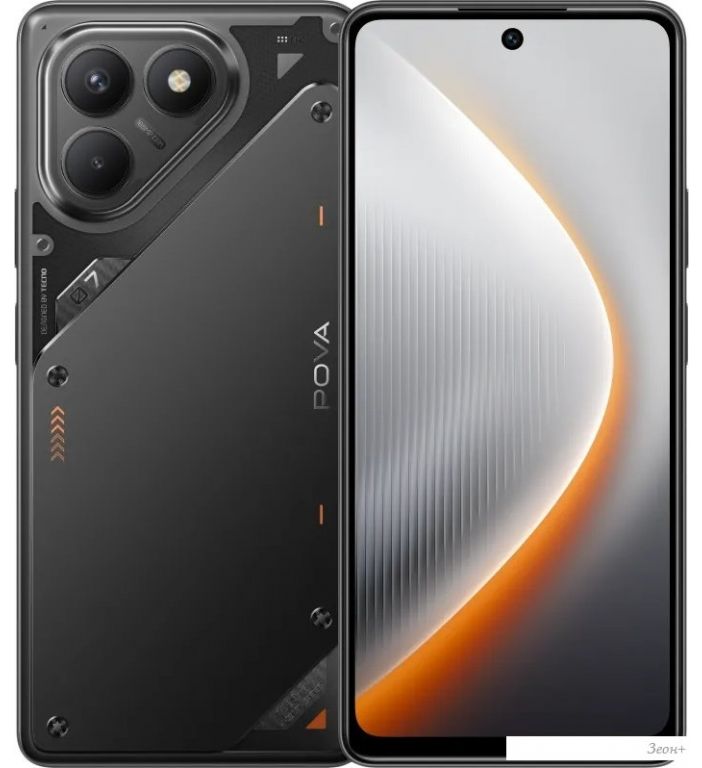 Телефон Tecno Pova 7 Neo 8GB/128GB (индустриальный черный)