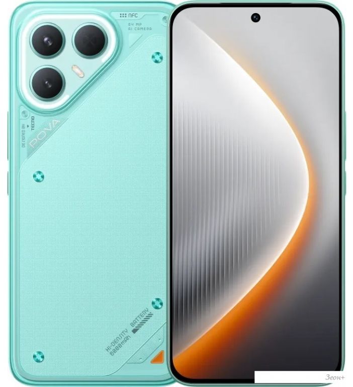 Телефон Tecno Pova 7 Pro 8GB/256GB (неоновый циан)