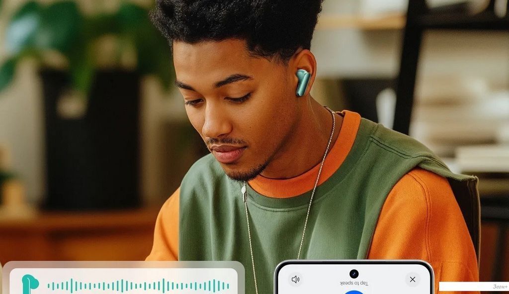 Наушники Realme Buds Air 7 Pro (зеленый)