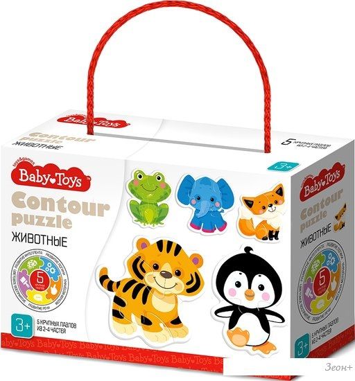 Мозаика/пазл Baby Toys Животные 04117