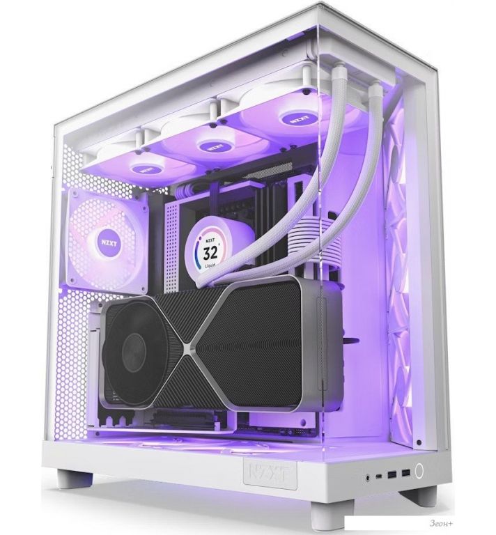 Корпус NZXT H6 Flow RGB CC-H61FW-R1
