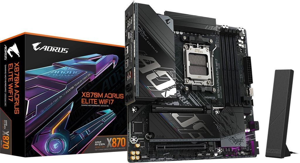 Материнская плата Gigabyte X870M Aorus Elite WiFi7