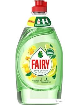 Средство для мытья посуды Fairy Platinum Лайм 430 мл