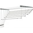 Сушилка для белья Comfort Alumin Потолочная 7 прутьев Silver Style Telescop 100-180 см (алюминий)