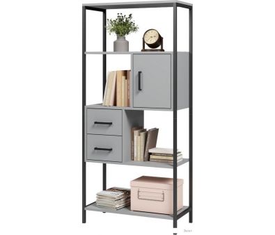 Стеллаж Mio Tesoro Cool Joy Loft (серый/черный)