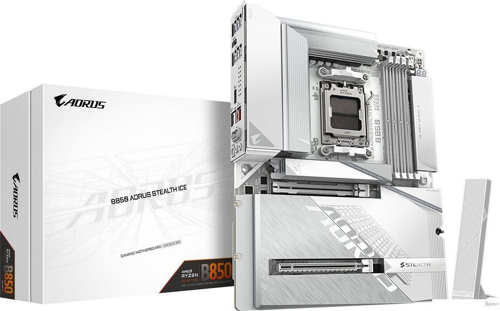 Материнская плата Gigabyte B850 Aorus Stealth Ice