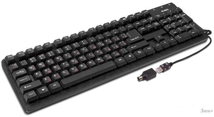 Клавиатура SVEN Standard 301 Black USB+PS/2