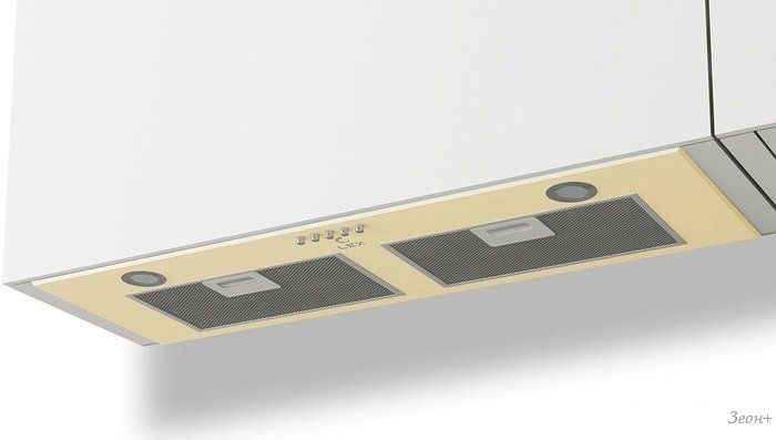 Кухонная вытяжка LEX GS Bloc P 900 (слоновая кость)