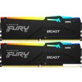 Оперативная память Kingston FURY Beast RGB 2x32ГБ DDR5 6400 МГц KF564C32BBEAK2-64
