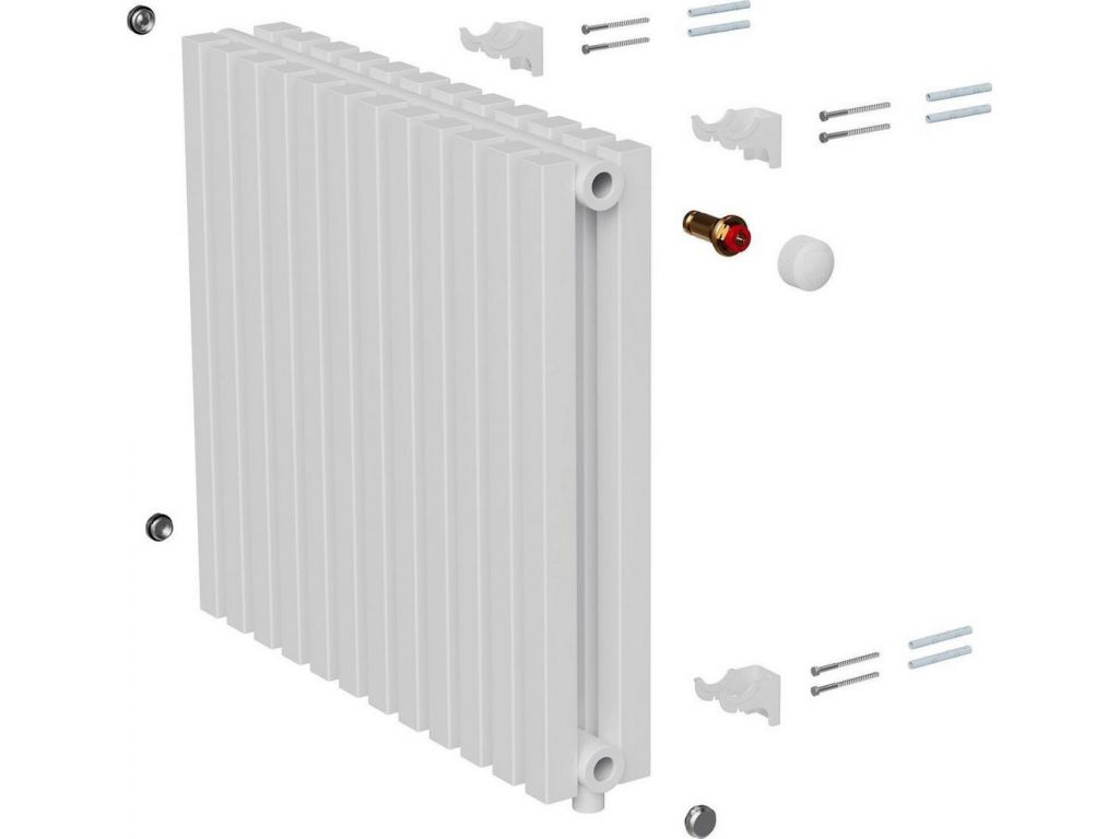 Дизайн-радиатор Royal Thermo Shift Q30 VC2050 - 08 секций RAL9016