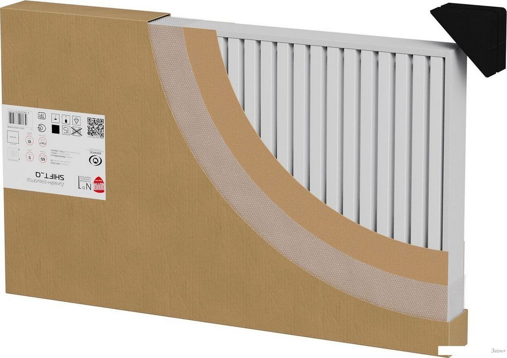 Дизайн-радиатор Royal Thermo Shift Q30 VC2050 - 08 секций RAL9016