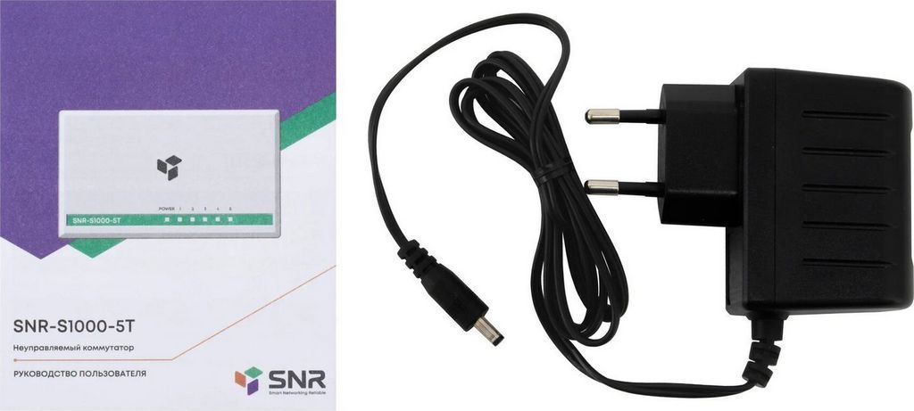 Неуправляемый коммутатор SNR SNR-S1000-5T