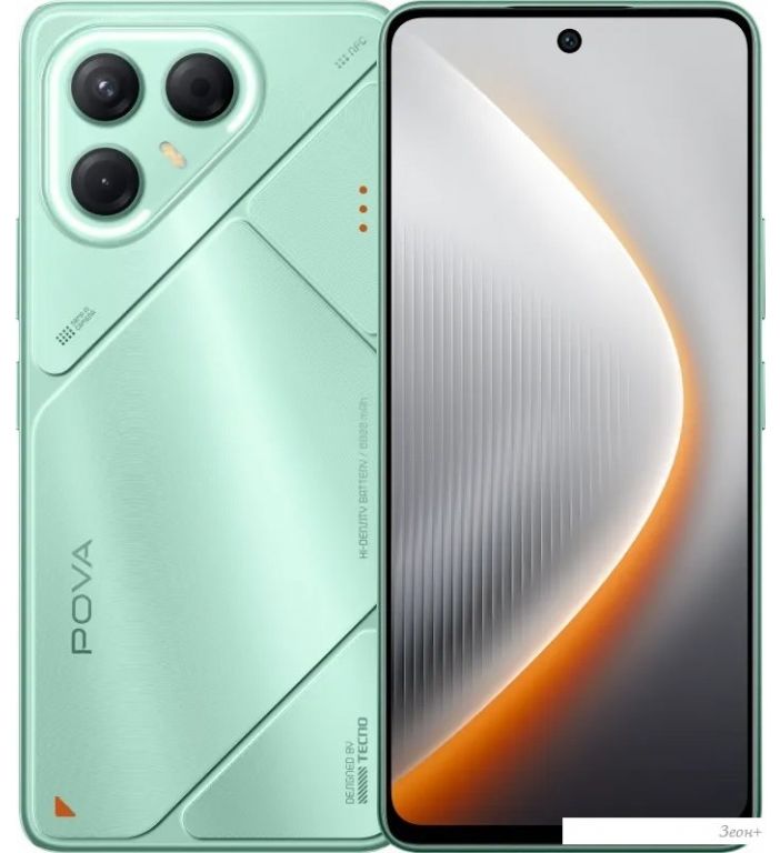 Телефон Tecno Pova 7 5G 8GB/128GB (зеленый оазис)