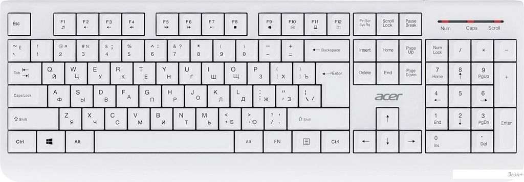 Офисный набор Acer OCC401 (белый)