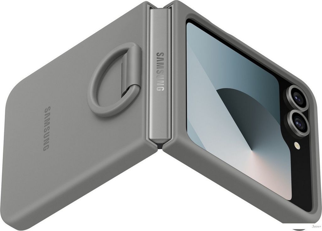 Чехол для телефона Samsung Silicone Case Galaxy Z Flip6 (серый)