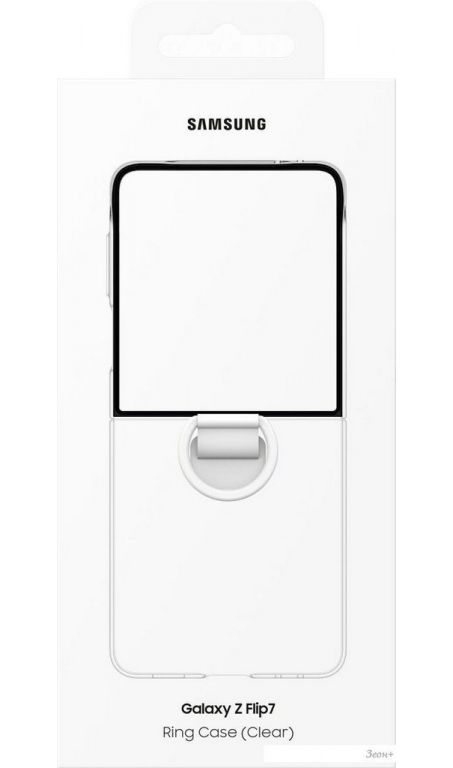 Чехол для телефона Samsung Ring Case для Samsung Galaxy Z Flip7 (прозрачный)