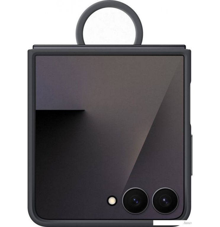 Чехол для телефона Samsung Ring Case для Samsung Galaxy Z Flip7 (черный)