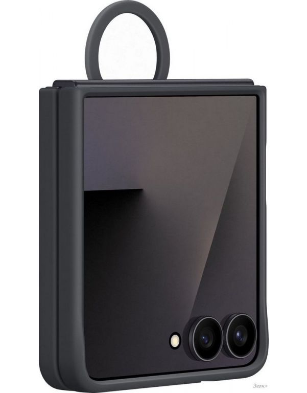 Чехол для телефона Samsung Ring Case для Samsung Galaxy Z Flip7 (черный)