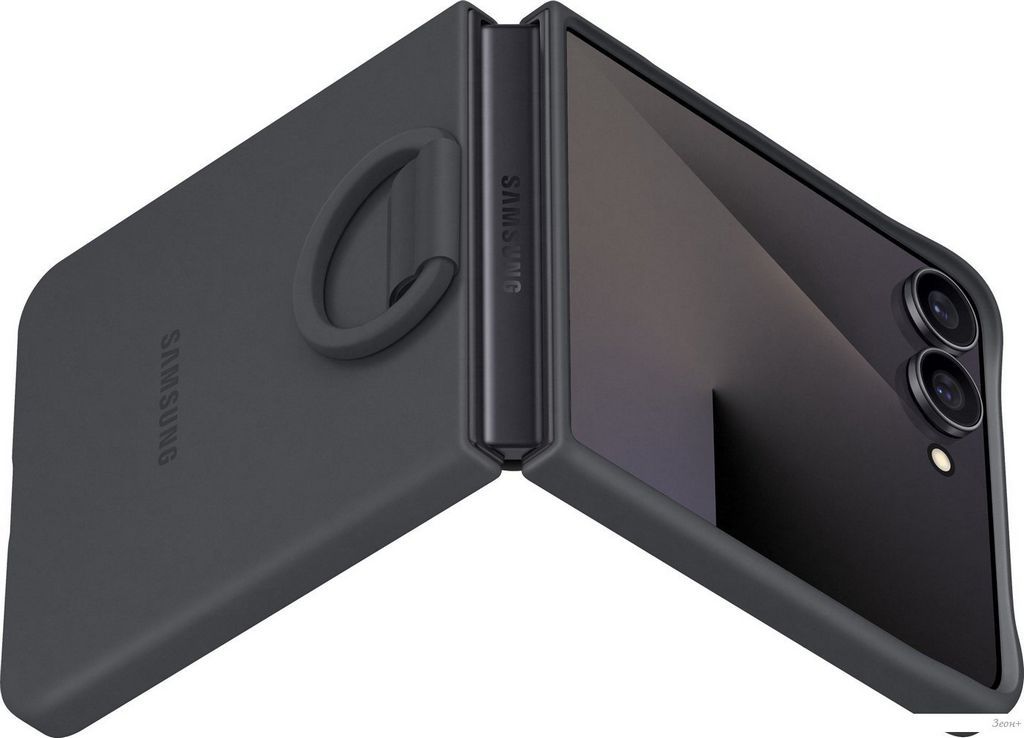 Чехол для телефона Samsung Ring Case для Samsung Galaxy Z Flip7 (черный)