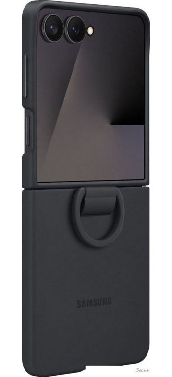 Чехол для телефона Samsung Ring Case для Samsung Galaxy Z Flip7 (черный)