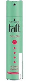 Taft Лак для волос Объем для тонких и ослабленных мегафиксация 250 мл