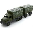 Полесье Сталкер автомобиль бортовой тентовый военный с прицепом РБ 49209