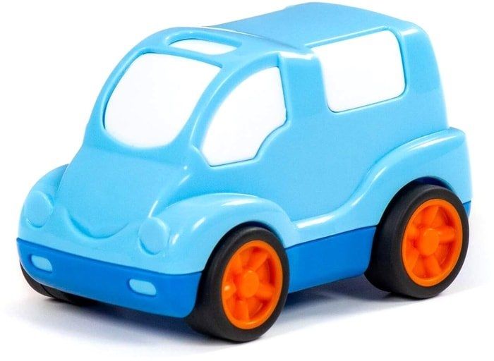 Игрушечный транспорт Полесье Беби Кар автомобиль пассажирский 88826 (голубой/оранжевый)