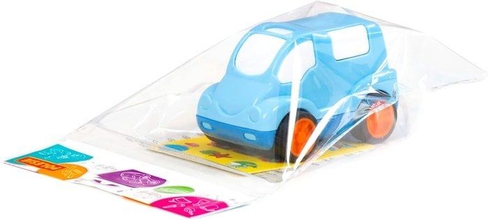 Игрушечный транспорт Полесье Беби Кар автомобиль пассажирский 88826 (голубой/оранжевый)