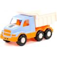 Игрушечный транспорт Полесье Гоша-Сафари автомобиль-самосвал 90171 (оранжевый/серый)