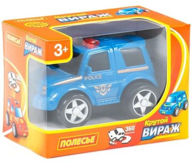 Полесье Крутой Вираж автомобиль-полиция инерционный 78902