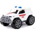 Игрушечный транспорт Полесье Легион скорая помощь в сеточке 83951