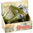 Игрушечный транспорт Полесье Самолет Омега военный 89304 (зеленый)
