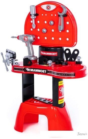 Верстак-стол игрушечный Полесье Мастерская Mammoet 65322