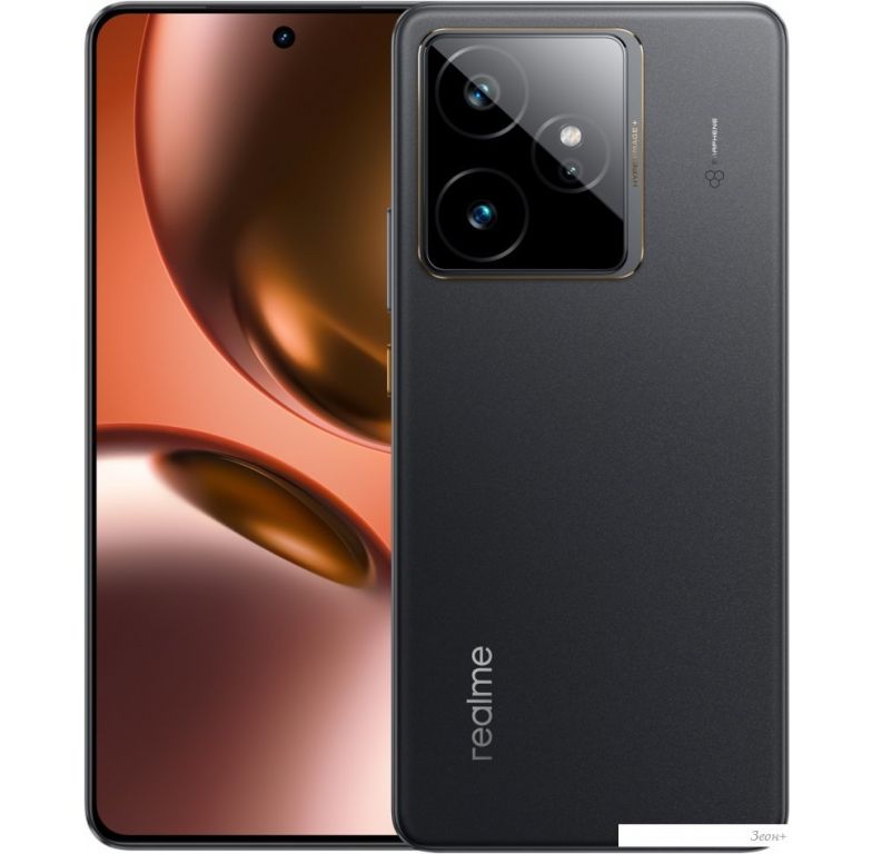 Телефон Realme GT7 RMX5061 12GB/256GB международная версия (ледяной черный)