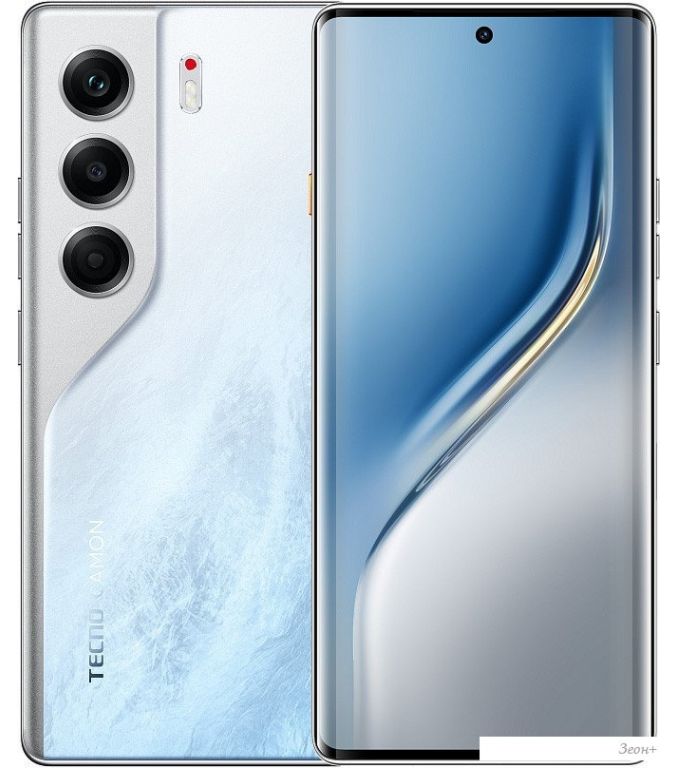 Телефон Tecno Camon 40 Pro 5G 12GB/256GB (ледяной белый)