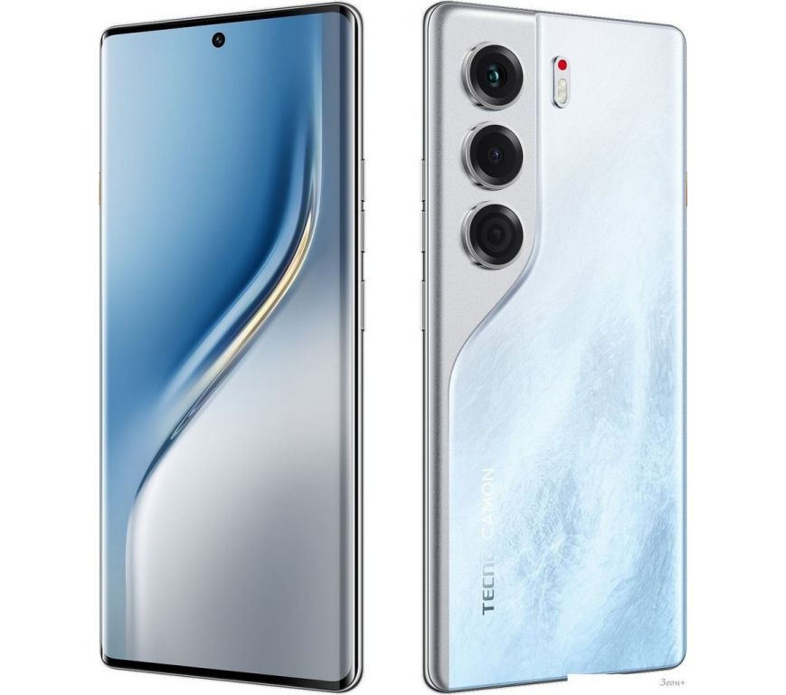 Телефон Tecno Camon 40 Pro 8GB/256GB (ледяной белый)