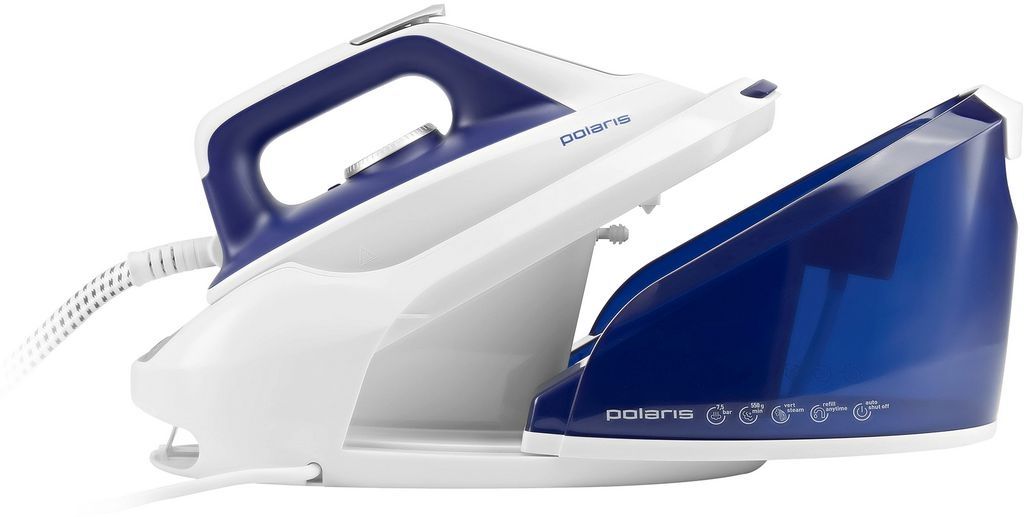 Утюг Polaris PSS 8080K (белый/синий)