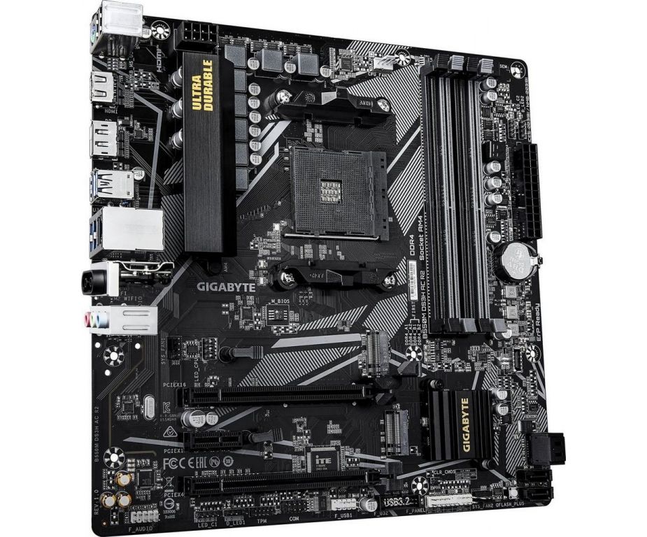 Материнская плата Gigabyte B550M DS3H AC R2