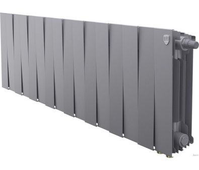 Дизайн-радиатор Royal Thermo PianoForte 300 Silver Satin VDR80 - 16 секций
